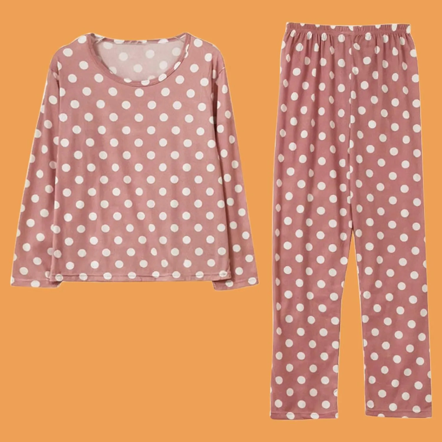 Sleepwear for Women Women Pajama Set Print Long Sleeve Cotton Tops Pants Trouser Sleepwear Pjs Pj Shorts Matching