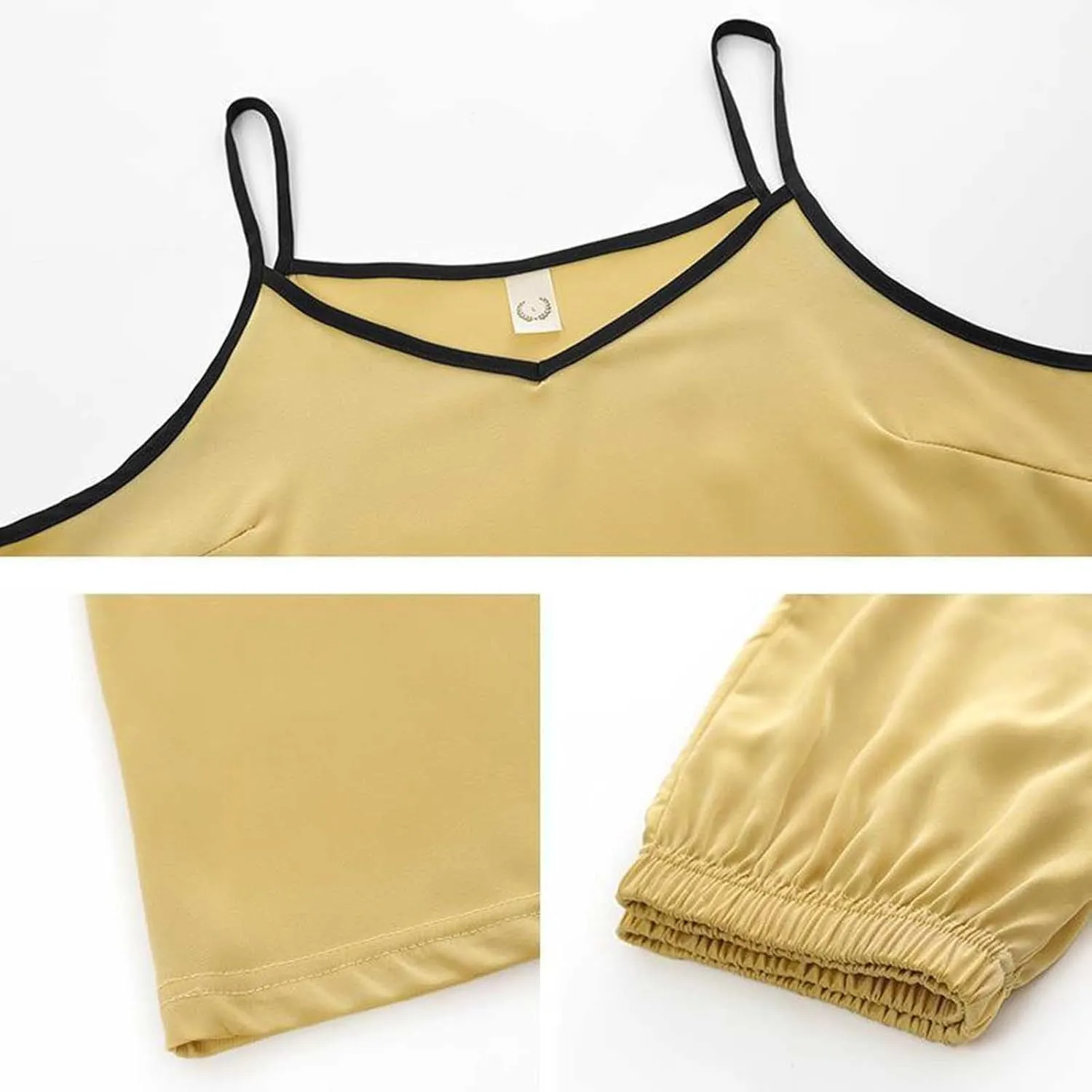 Sleepwear Sets for Women Spaghetti Strap Cami Nightwear and Shorts Lightweight Comfy Loose Casual 2 Piece Pajamas Set