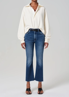 Street Smart Work Meeting Relaxed Style Isola Mid Rise Cropped Boot in Ambry