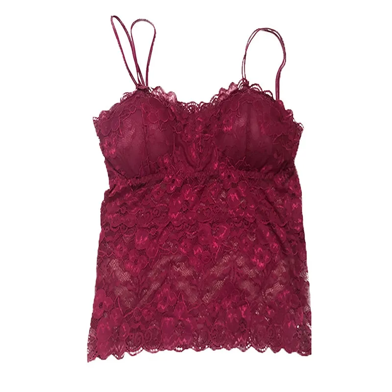 Sling Bottoming Anti-lighting Wrapped Chest Camisole
