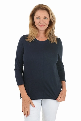 NoTagLabel Slub Knit Organic Cotton Top