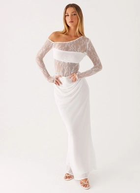 Take Your Time Maxi Dress - White Travel Staple Lightweight and Breezy