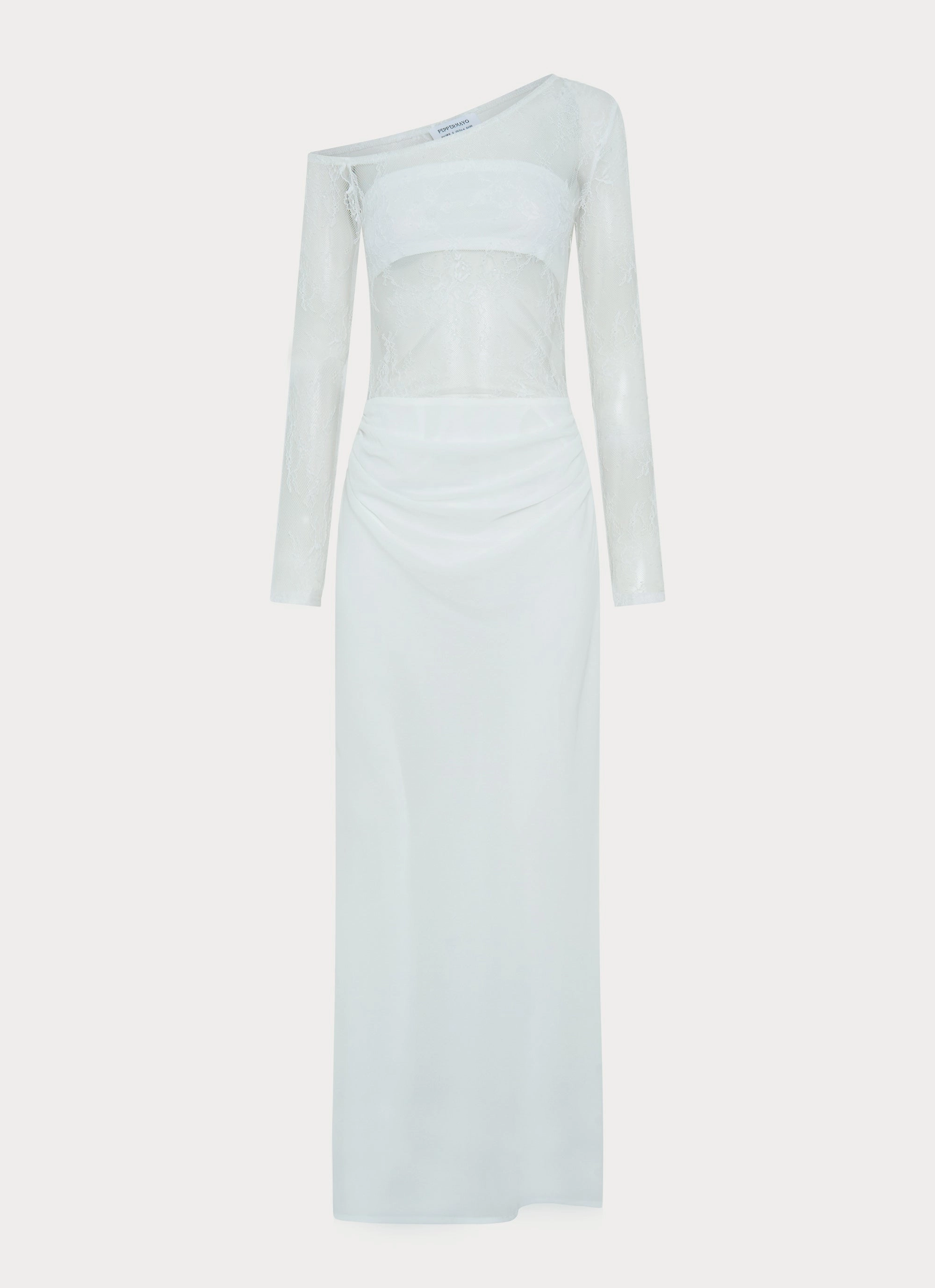 petite size Comfort Waist Fit Take Your Time Maxi Dress - White