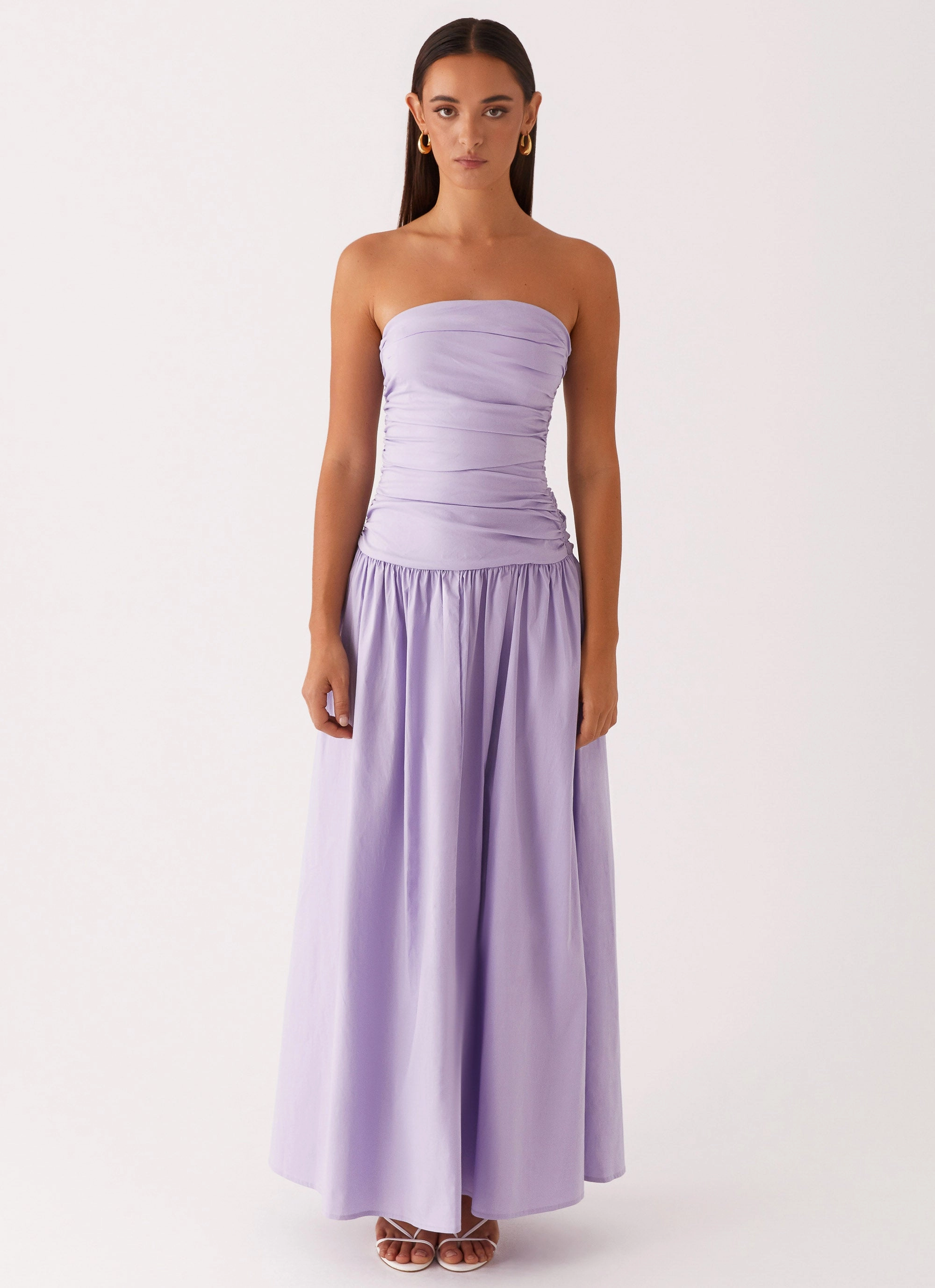 Carmel Maxi Dress - Lavender PlushLining