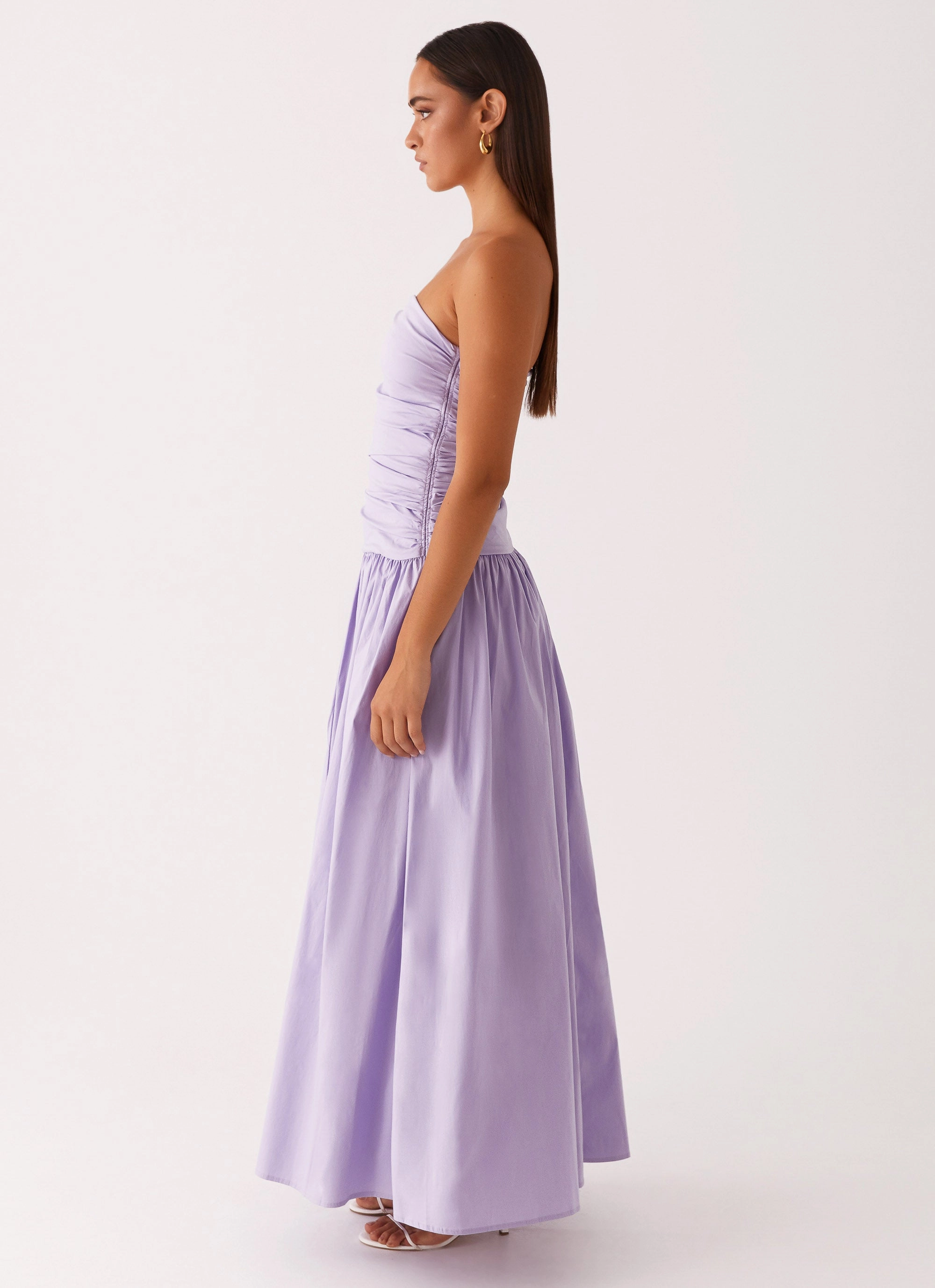 Day Magic Chic Ensemble Carmel Maxi Dress - Lavender