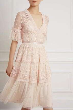 Midsummer Lace Dress Lounge Texture Chilly Comfort