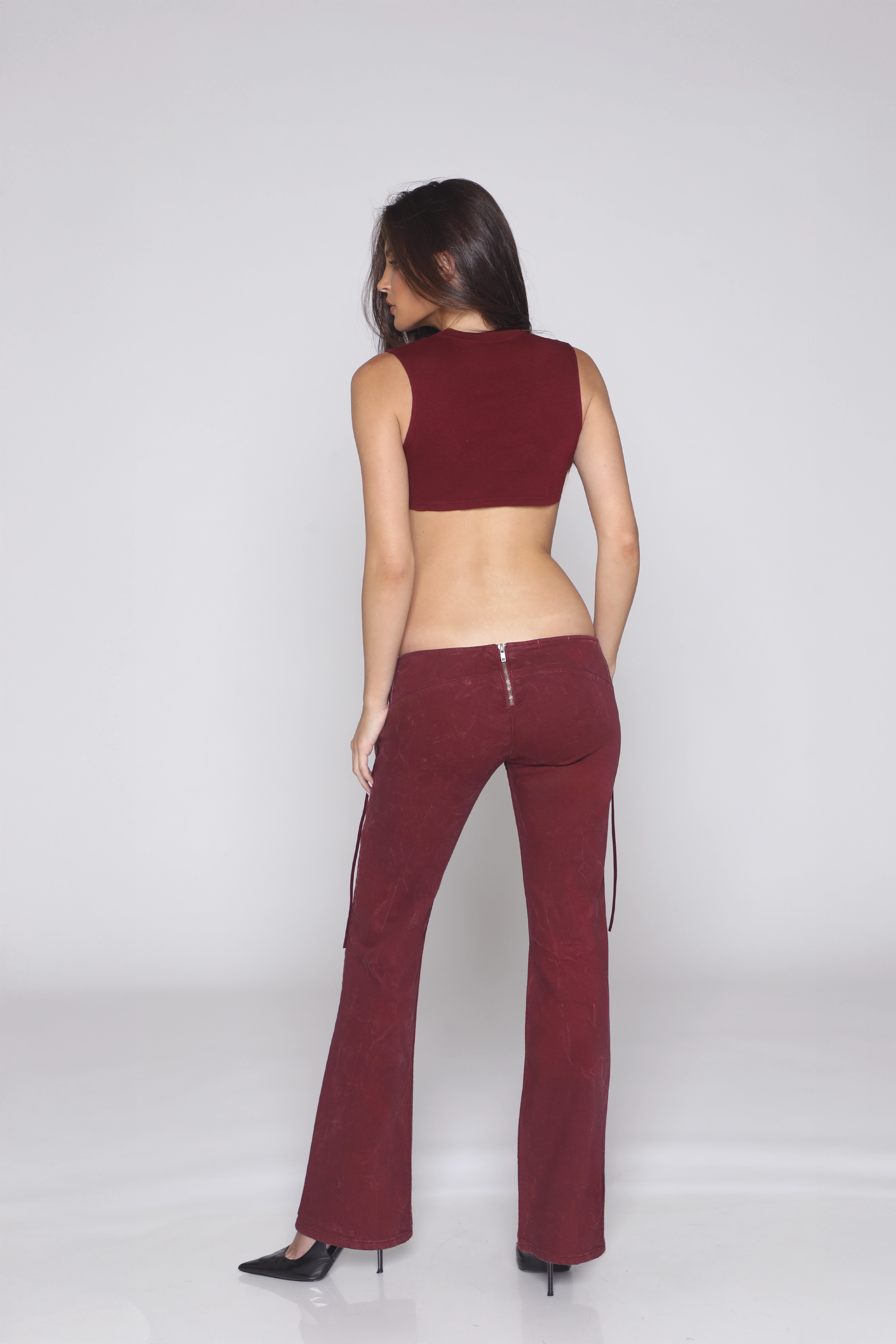 Flared bottom CYNDI JEAN / VELVET
