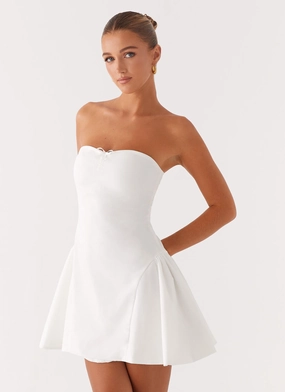 Day-to-evening dress ReversibleStyle Lucille Mini Dress - White