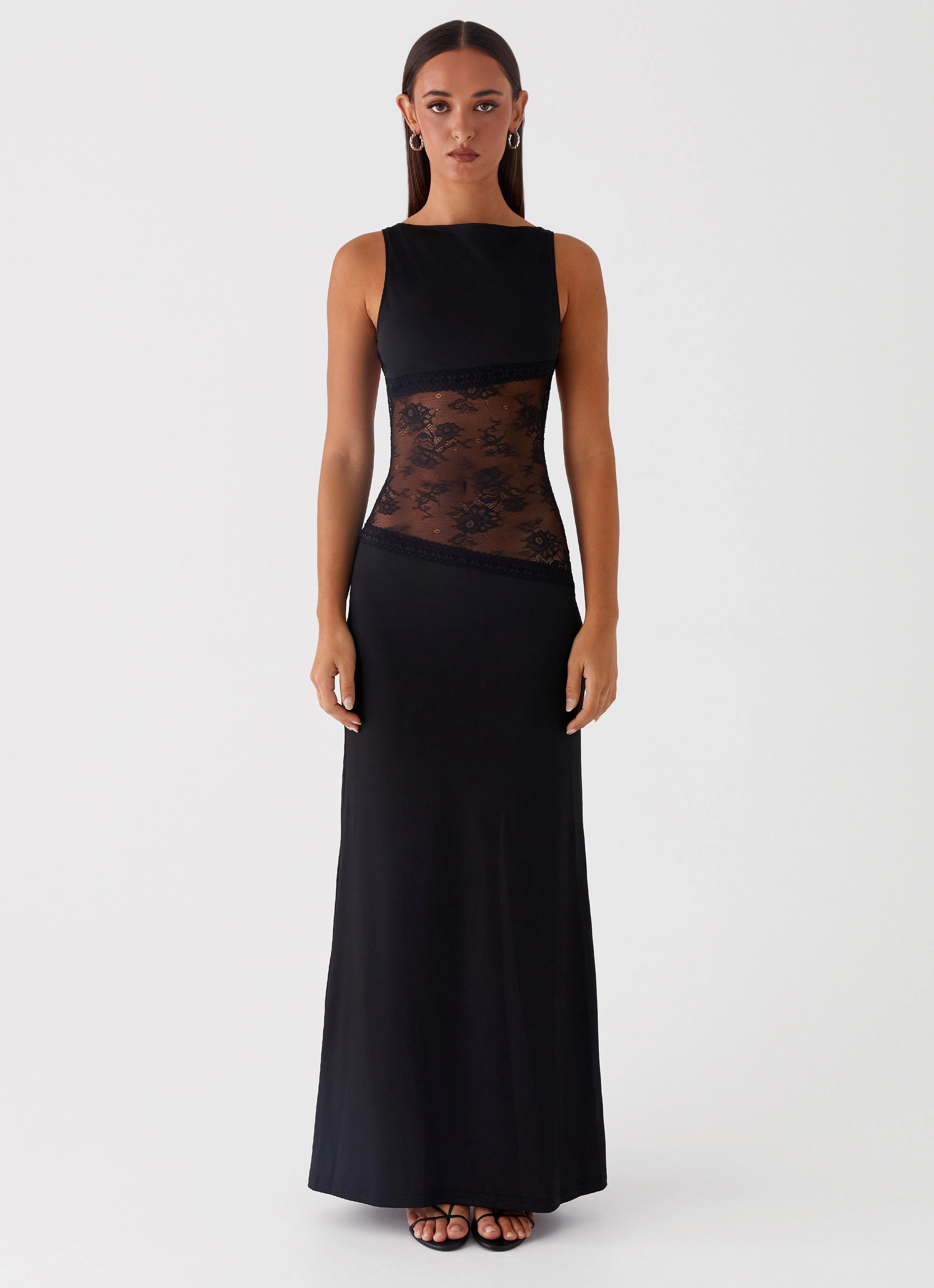 Lucinda Maxi Dress - Black Smart Layer Wear