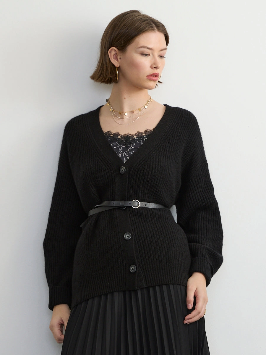 PocketDetails Low Profile Seaming FAIRFAX CARDI