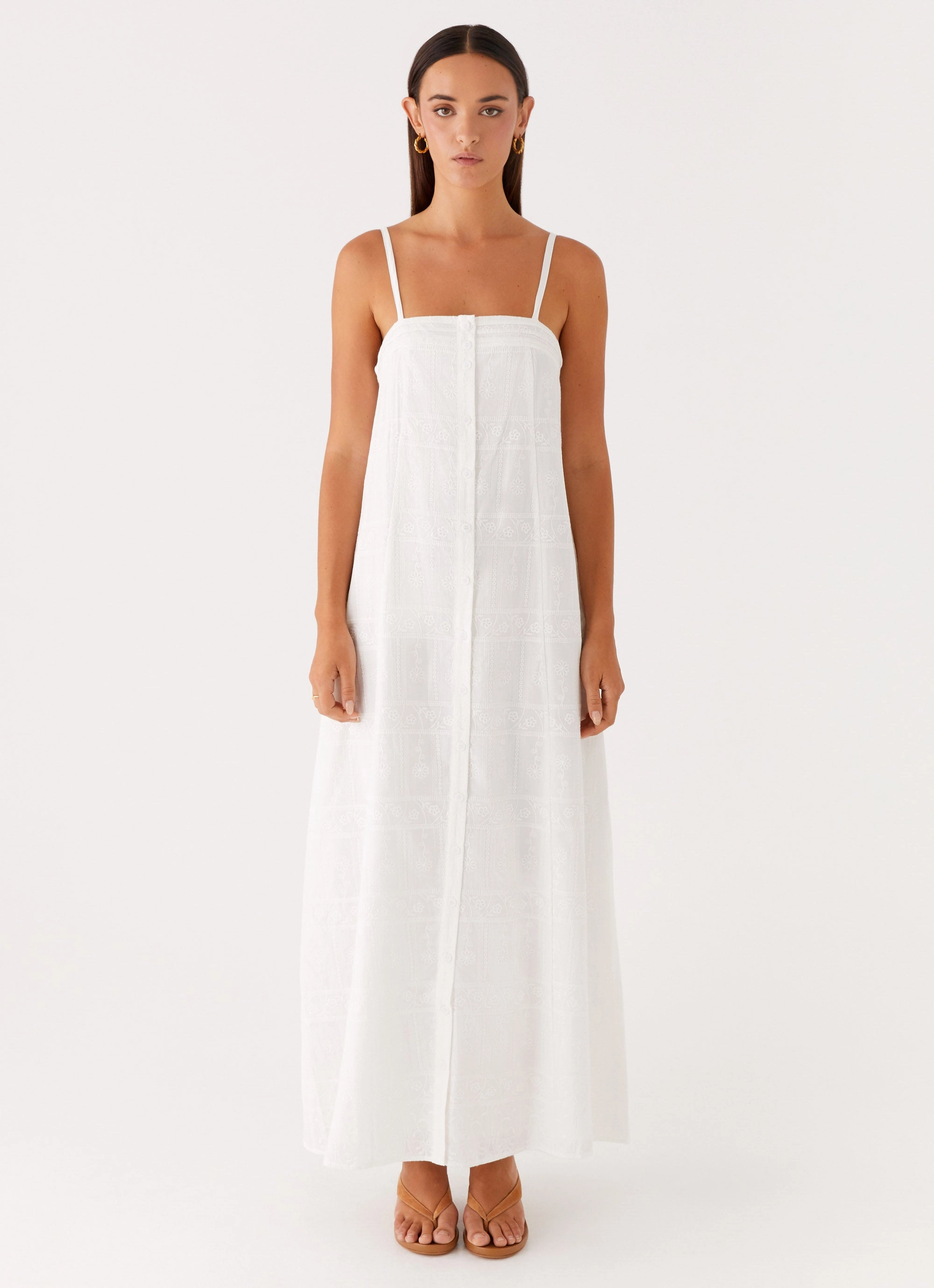 Clean Tone Cole Maxi Dress - White