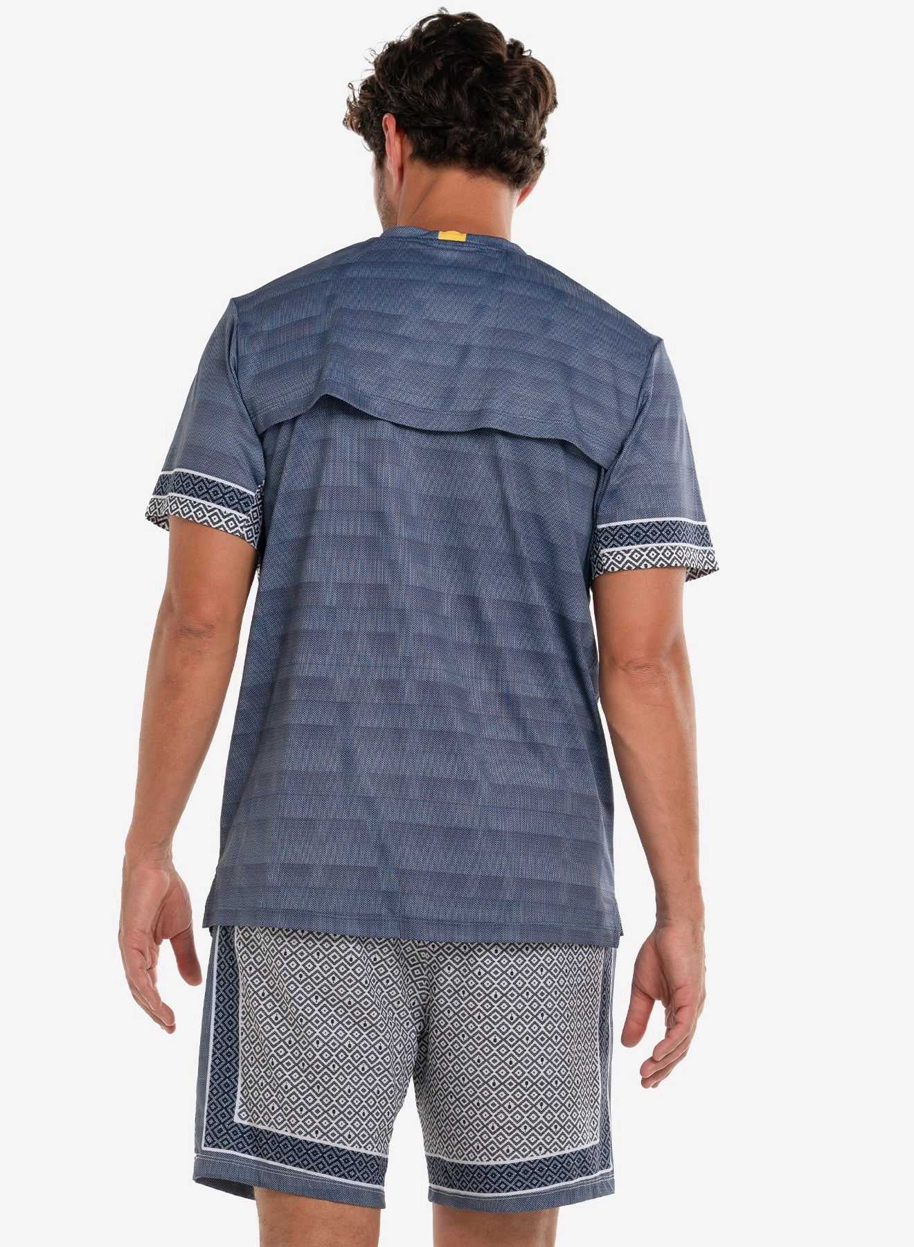 Fray Resistant Edges Button Down Collar Style The Pickler Vented Short Sleeve