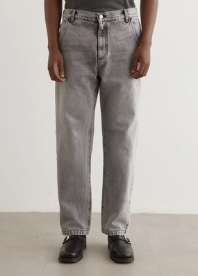 Smooth Texture Regular Jeans Trendy Fit school outfit