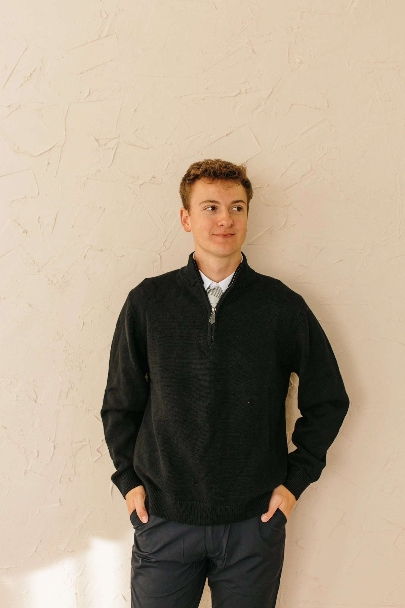 Quarter Zip Sweater HighDensity Weave