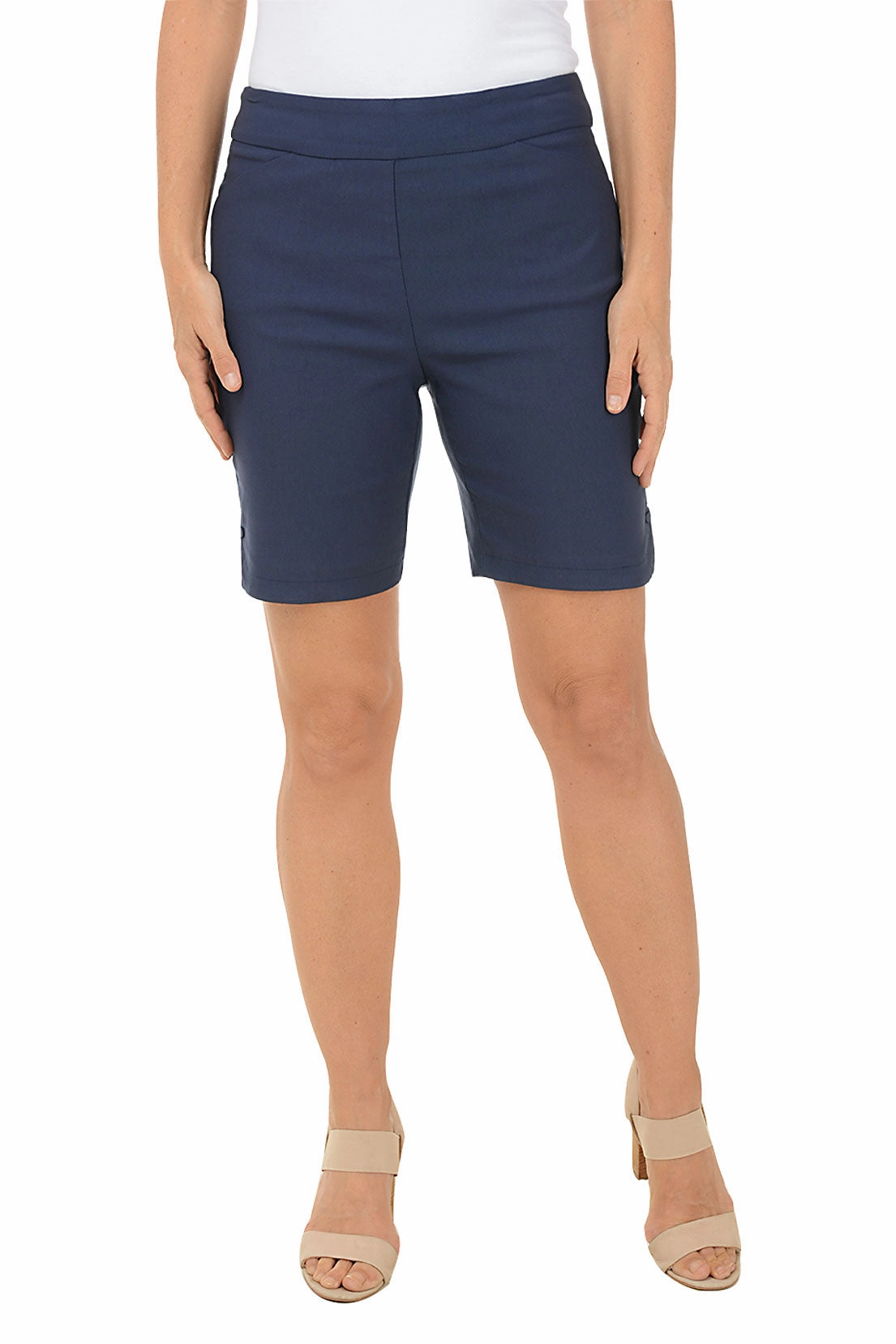 Outdoor Use Snap Button Hem Pull-On Short