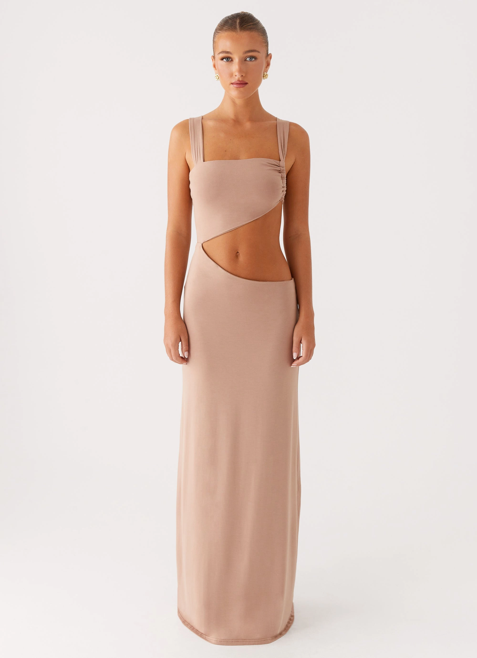 Kika Maxi Dress - Beige Flexible Style