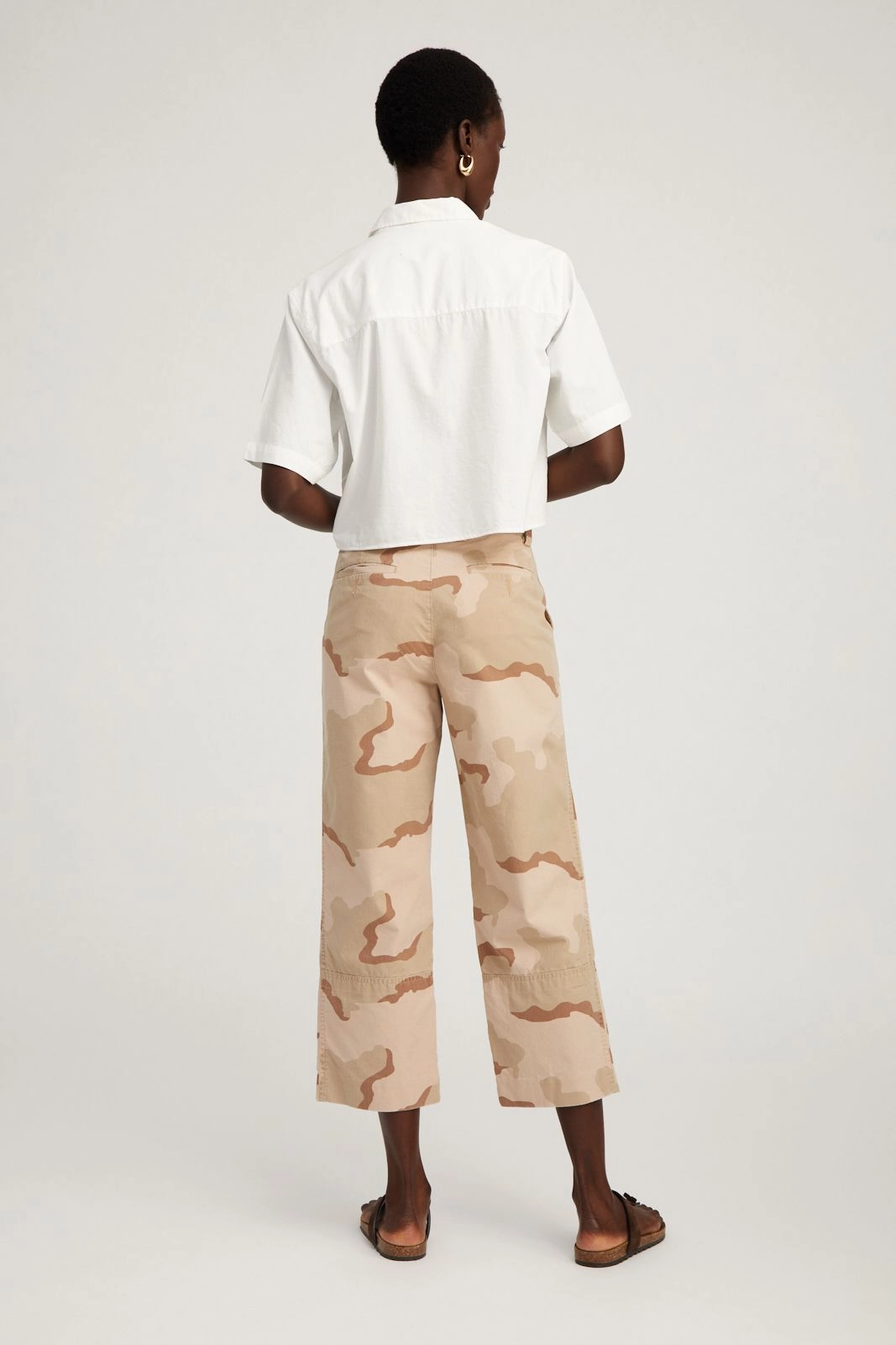 Dusty Pink Camouflage Slash Pocket Trousers Active Layer