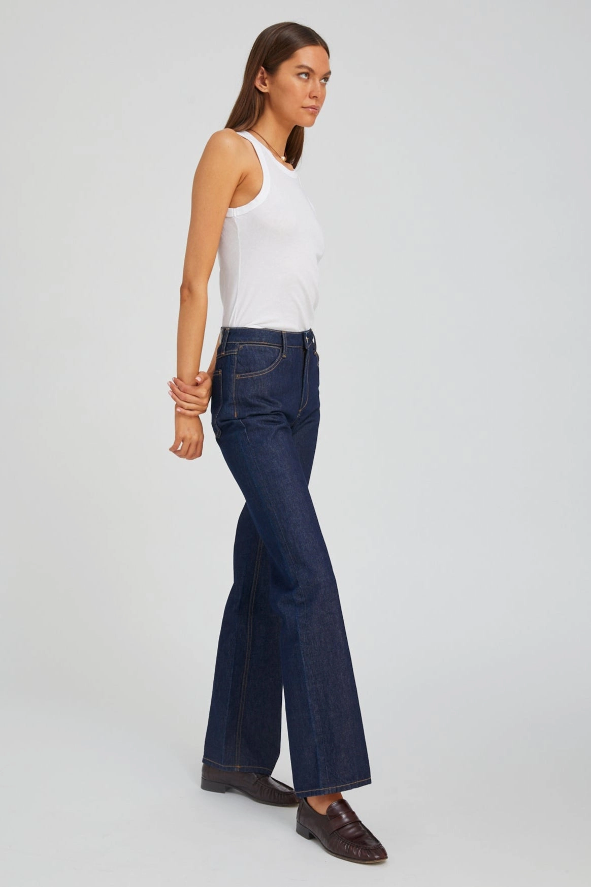 Jane Loose Straight Denim Stretch Fit Wear