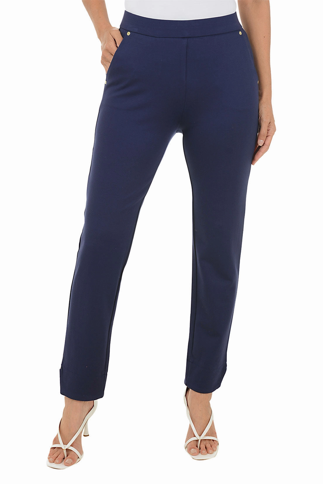 Studded Hem Legging Easy Motion Hypoallergenic fabric