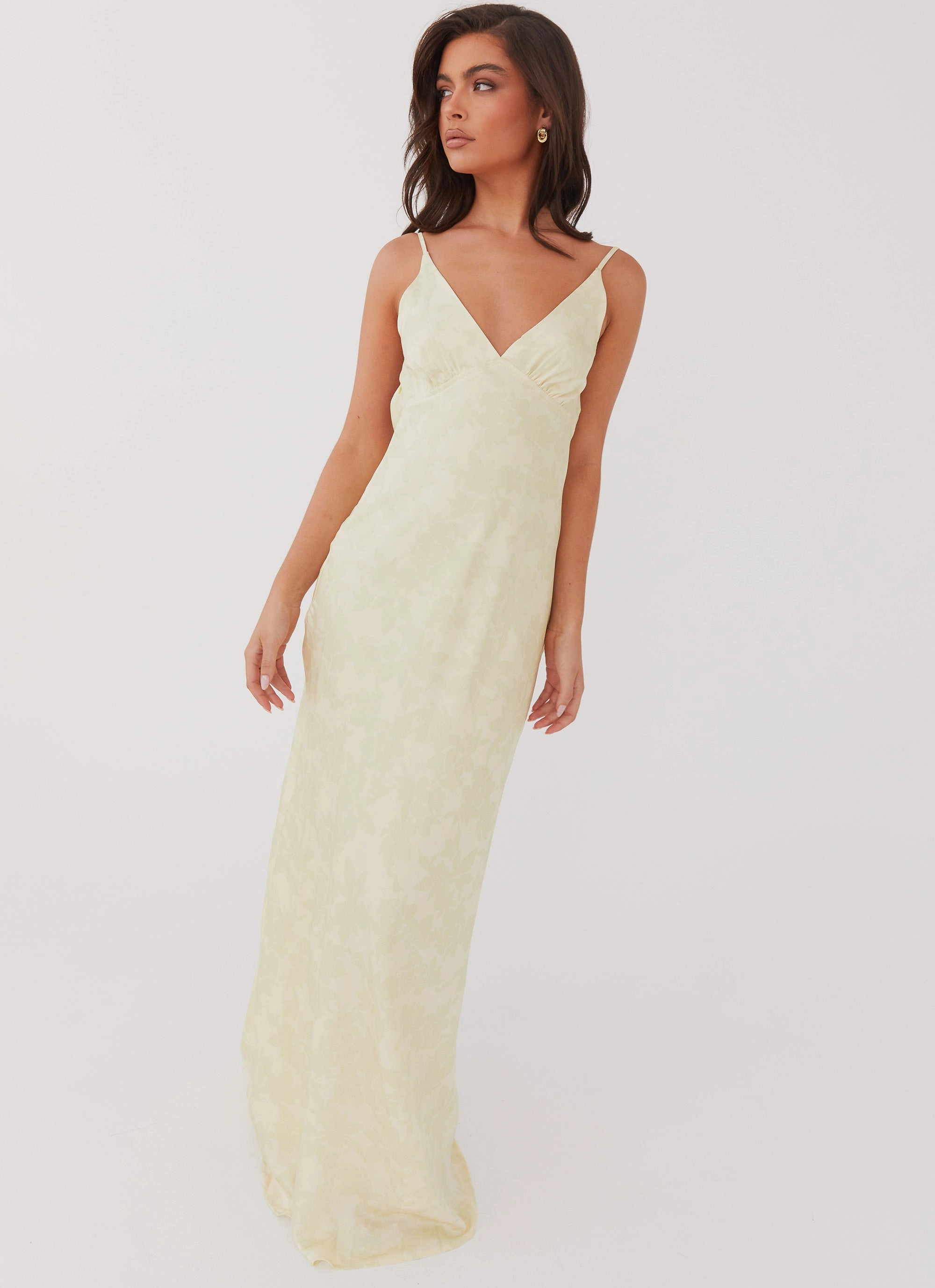 Sorrento Sun Maxi Dress - Yellow Floral Sleek Tone