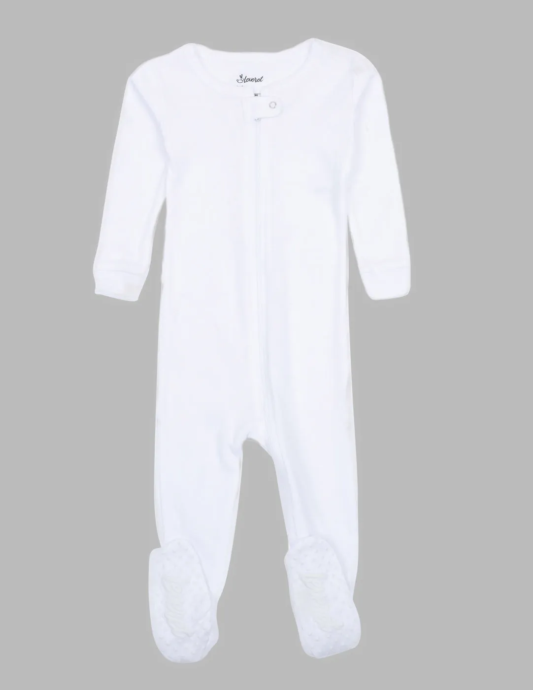 Solid Color White Matching Family Pajama Set