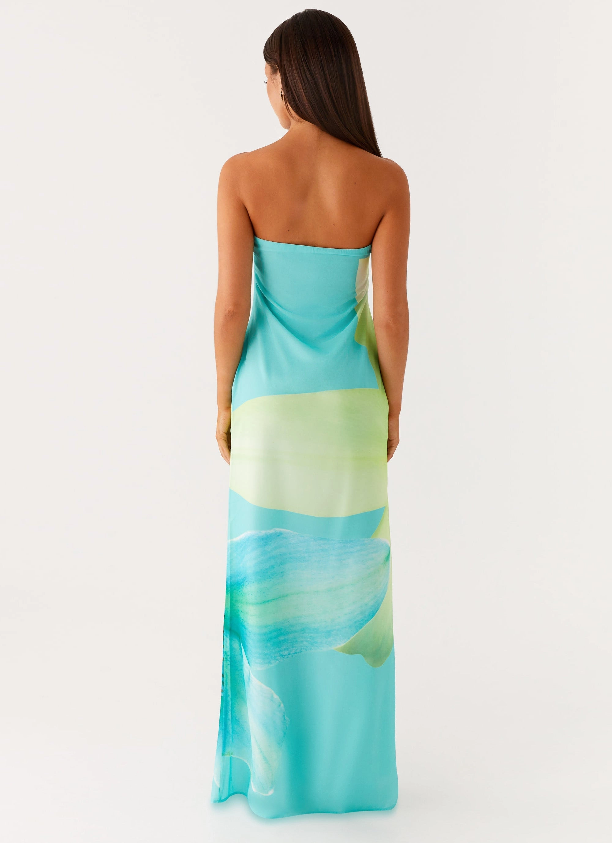 Easy Elegance Darcy Maxi Dress - Turquoise Floral