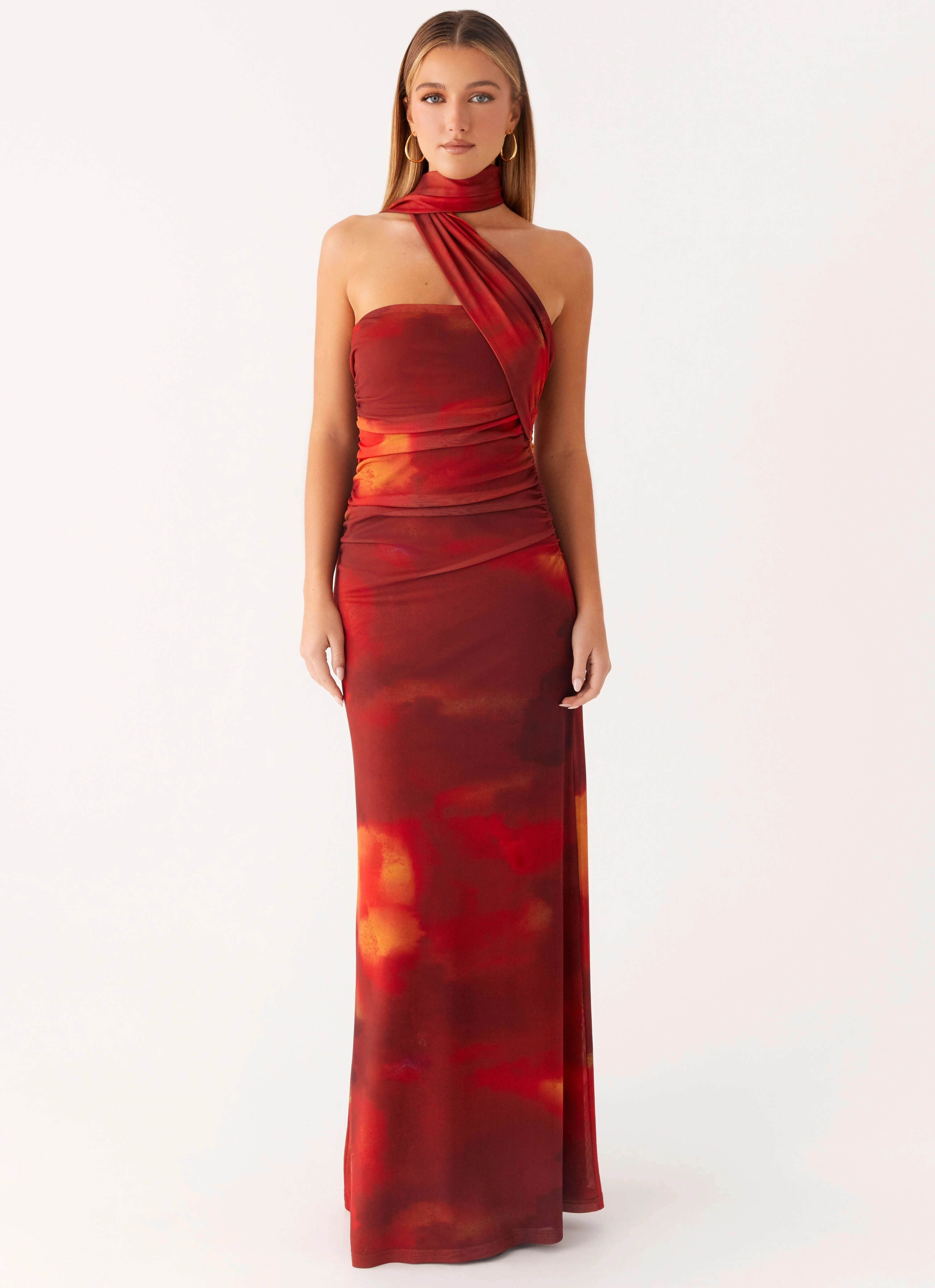 Songbird Maxi Dress - Scarlet Blur Upgrade-Option