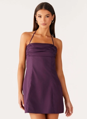 Air Beauty Sonique Mini Dress - Plum