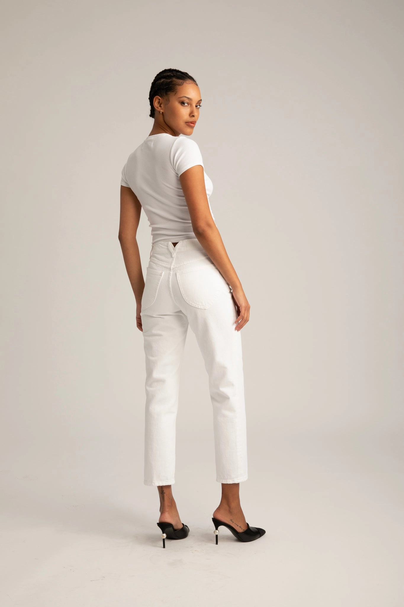 OdorResistantTechnology Sophia Crop Straight Leg Denim