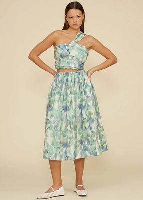 SOPHIA FLORAL MIDI SKIRT Everyday Look Comfy Fit