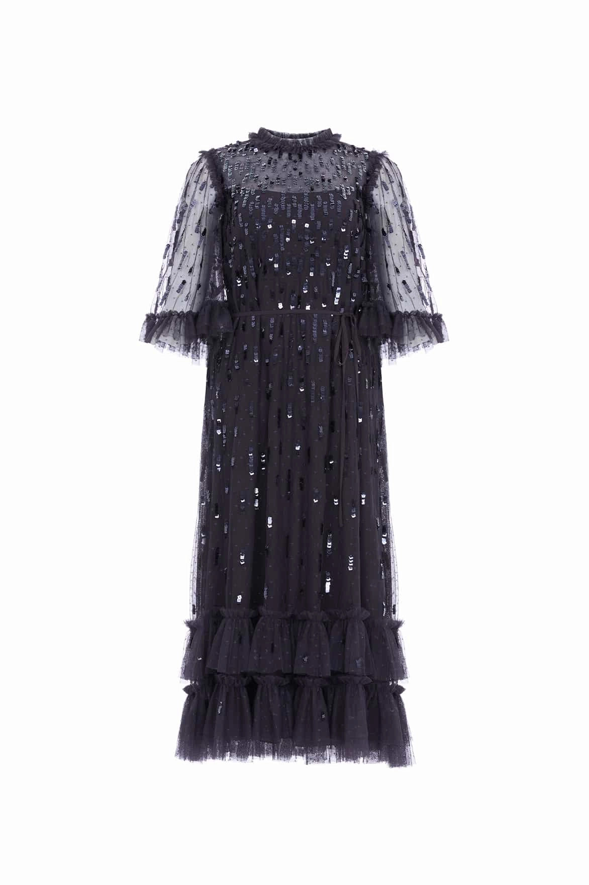 Silky Movement Sequin Dash Ballerina Dress