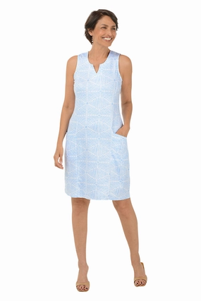 Soundwaves Double Pocket Sleeveless Dress Stylish day dress