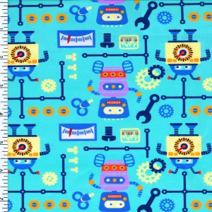 SP-NP2729 Robo Kids Nylon Spandex Digitally Wet Print