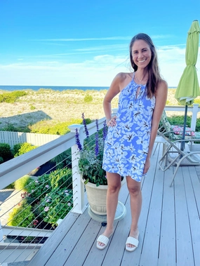 Trend Detail Cape May Dress Hibiscus Lilac
