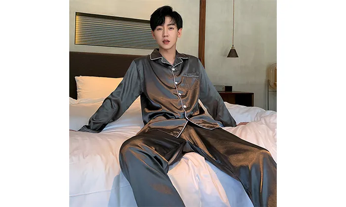 Spring and Autumn Men's Pajamas