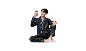 Spring and Autumn Men's Pajamas
