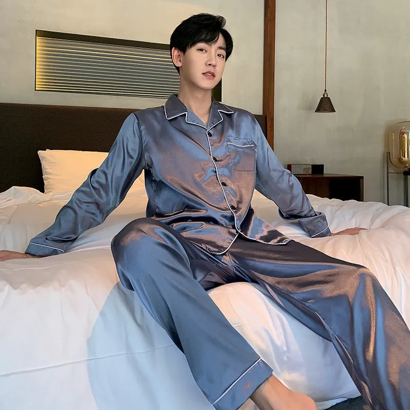 Spring and Autumn Men's Pajamas