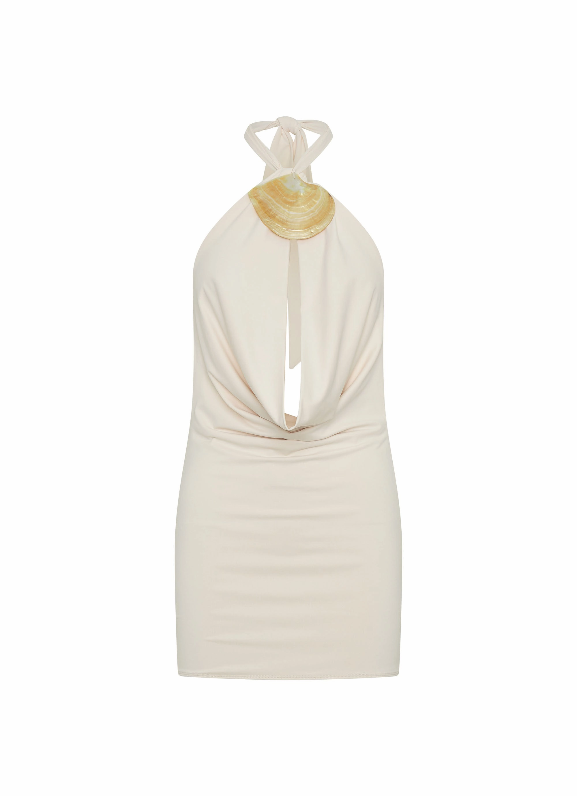 Fashionable And Functional Chic Silhouette Liora Mini Dress - Ivory