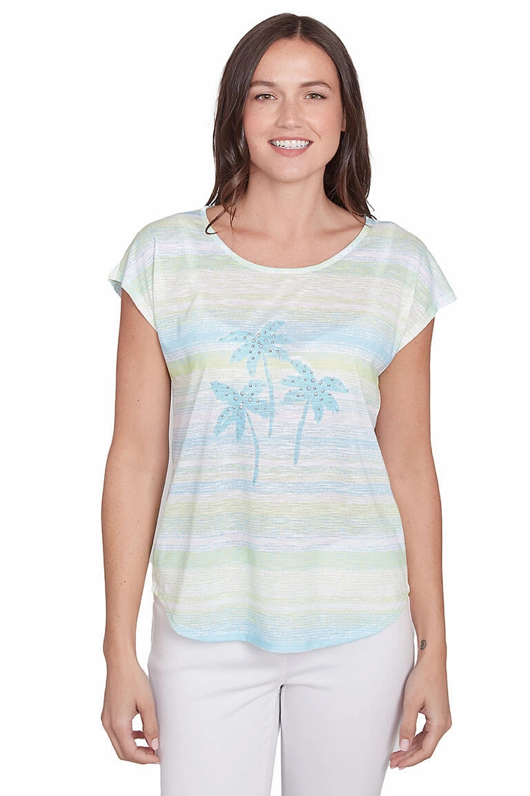 VersatileNeckline Multi Pocket Configuration Spring Thing Studded Palm Top