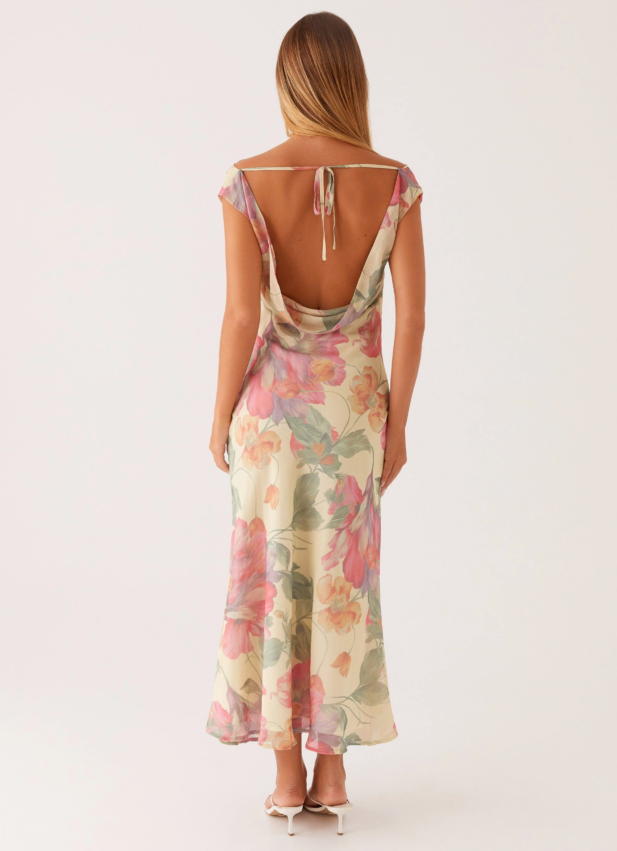 Role Model Maxi Dress - Yellow Peony Flexible Layers