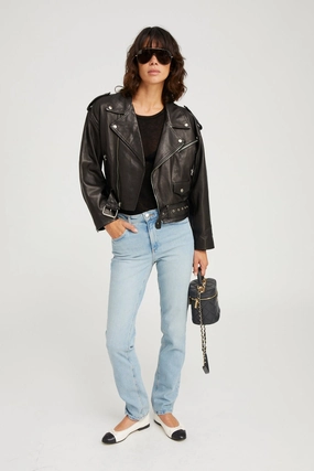 Eco Friendly Dye Process Francoise Slim Straight Denim