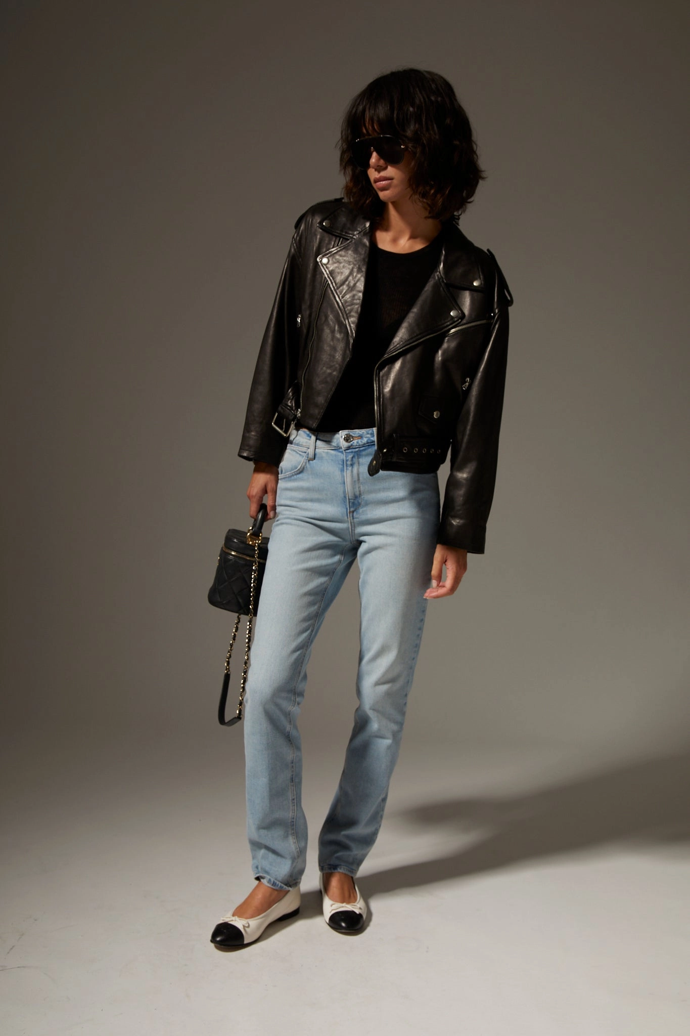 Francoise Slim Straight Denim Trendy Comfort Chic Fit