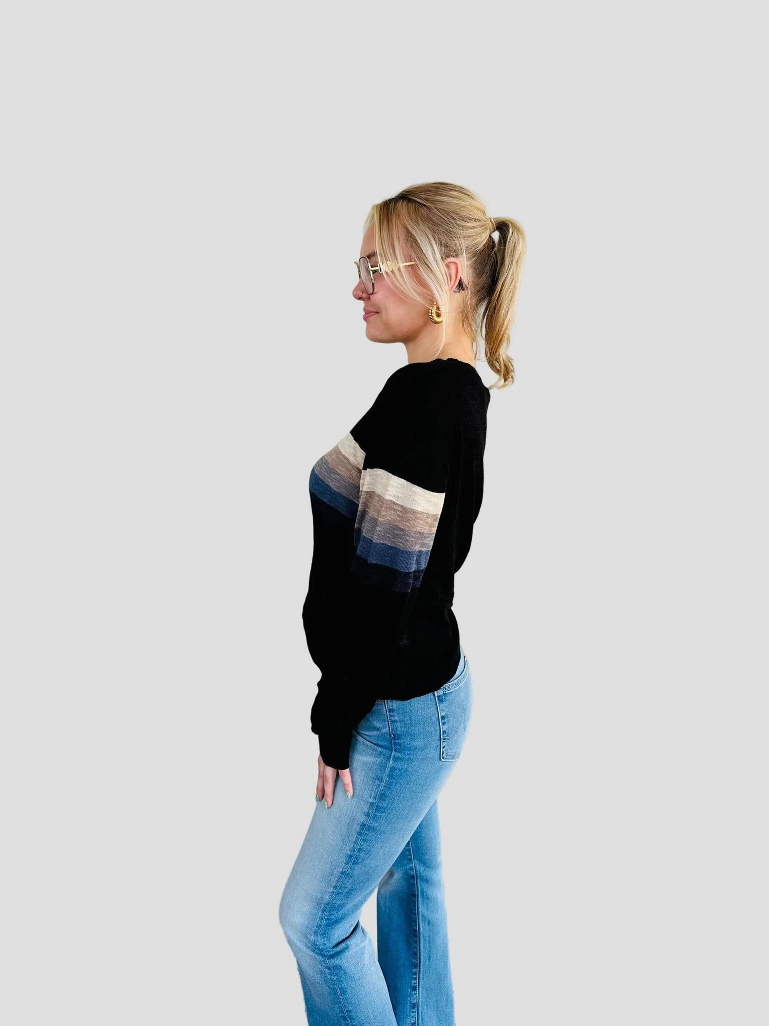 Stretch Technology ZipperedPockets Stitchdrop Finish Line Sweater