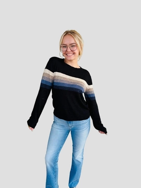 Stitchdrop Finish Line Sweater DroppedShoulder Soft Touch Texture