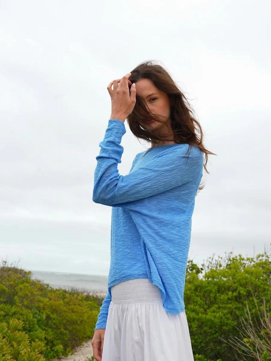 Stitchdrop Sandcastle Sweater DoubleLayeredShoulders Fitted Design