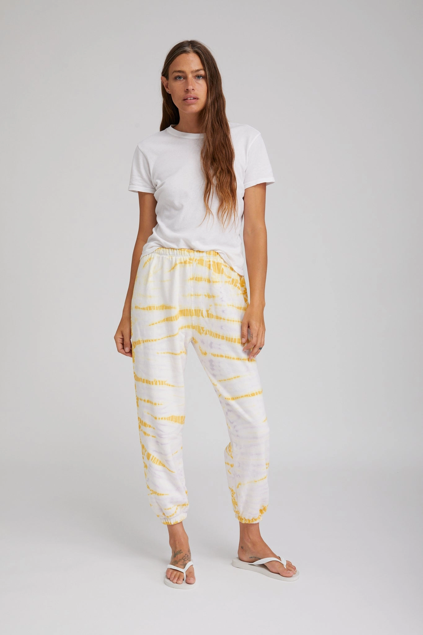 Marigold Marble Tri-Blend Sweatpants NonChafingTrim Classic Hoodie