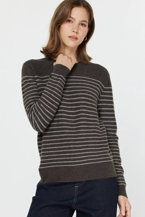 STRIPED SWEATER Tagless Comfort