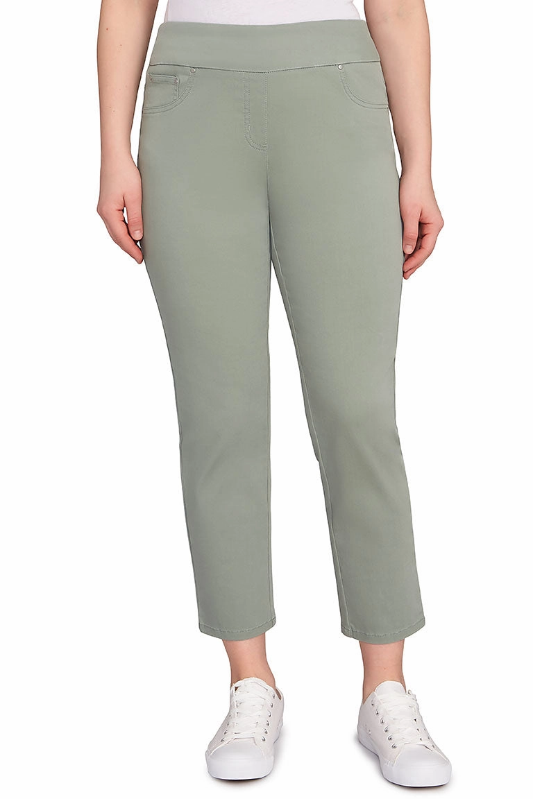 Stripe Right Stretch Twill Ankle Pant wrinkle free