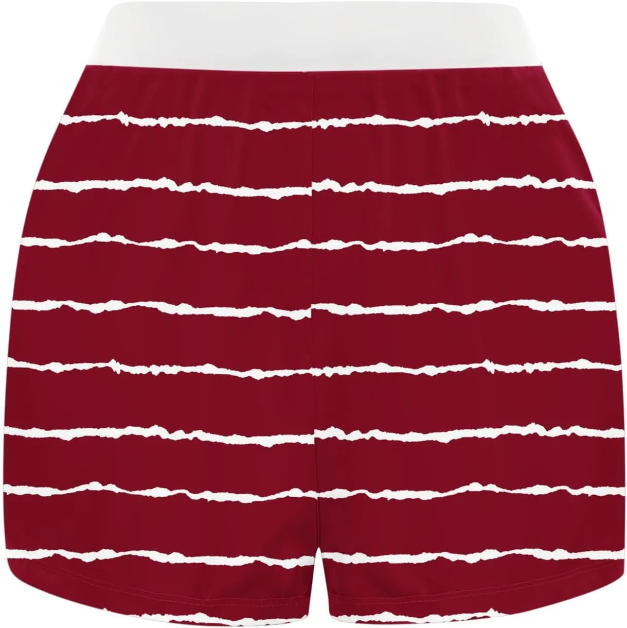 Striped Boxer Shorts for Women Button Up Patchwork High Waisted Sleepwear Pajama Bottoms Fitted Summer Lounge Vacation Shorts