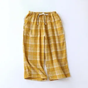 Striped Cotton Crepe Pants